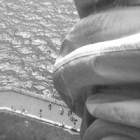 View from top of Statue of Liberty 