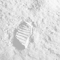 Footprint on the Moon