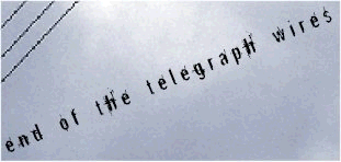 ZOO: end of the telegraph wires title